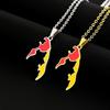 Collana Ciondolo Tamil Eelam Acciaio Inossidabile Mappa Geometrica Charms Collane Gioielli di Moda per Donne e Uomini