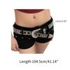 Rhinestone Waist Belt for Dress Adjustable Pin Buckle Waist Belt Shinning Rhinestone Wide Waist Belt Ladies Skirt Belt