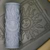 Owl/Sun Clay Texture Roller Resin Pottery Stamp Pottery Texture Roller for Pottery Ceramics & DIY Handcrafts