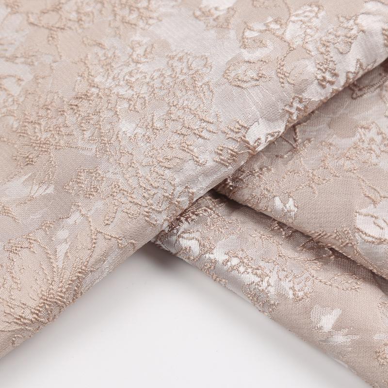 New Chinese Style Woven Jacquard Fabric Subtle Texture for DIY Wedding Dress Women's Casual Jacket Dress