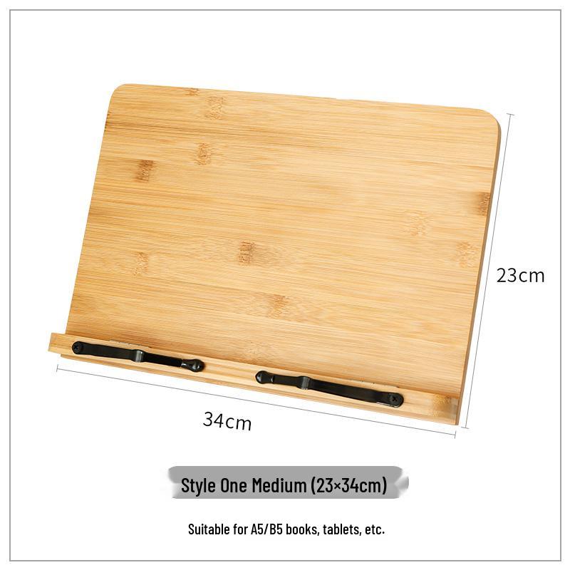 Adjustable Height Solid Wood Children's Book Stand