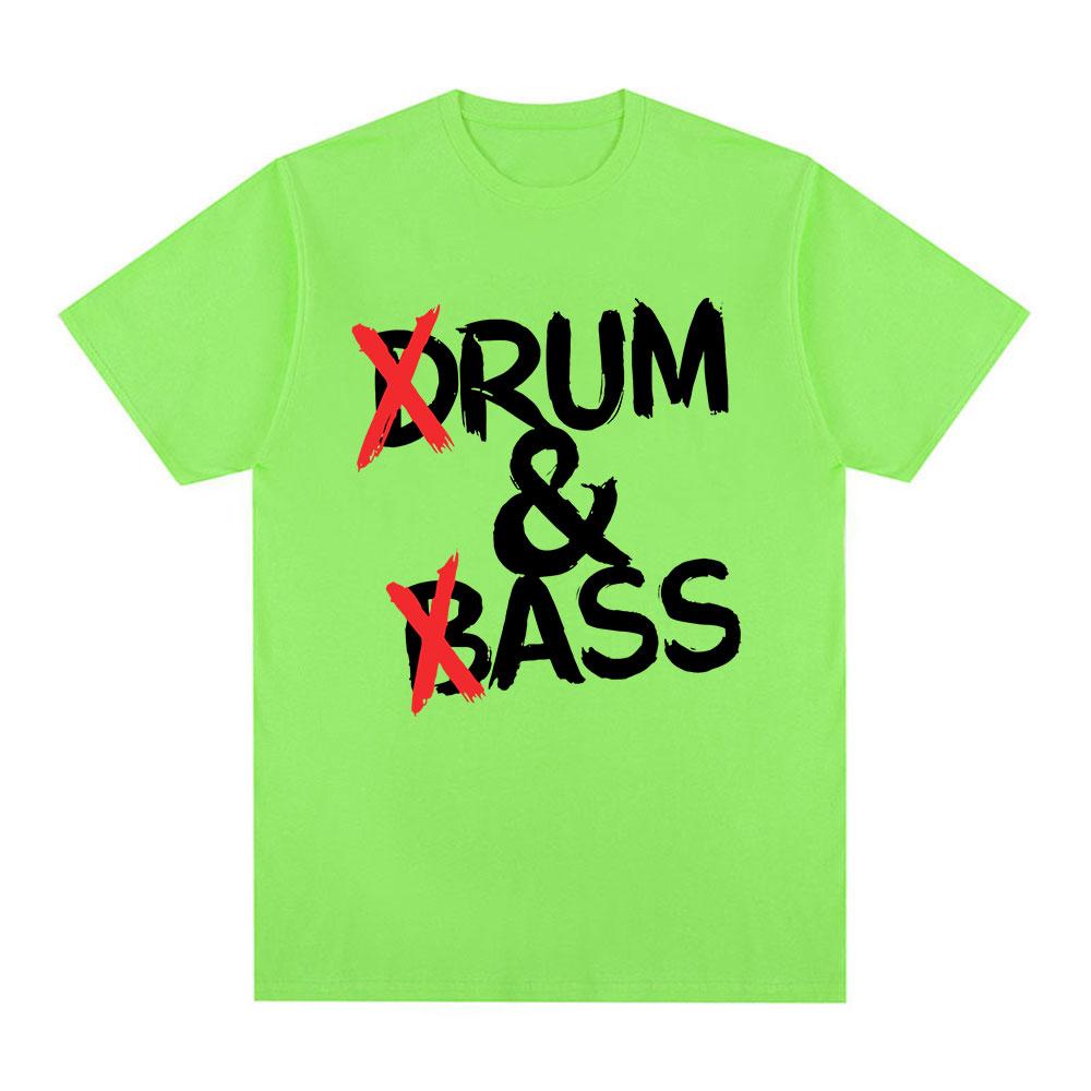 Funny Drum and Bass T Shirts Rum and Ass Lovers Jokes Short Sleeve Cotton Soft T-shirt Unisex Fashion Casual Tee Shirt Tops