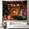 Christmas Pattern Tapestry Home Bedroom Living Room Wall Decoration Christmas Theme Tapestry