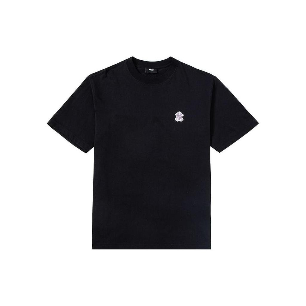 MLB New York Yankees T Shirts Unisex Black Crew Neck Moderate Straight Fit 3ATSB0233-50BKS