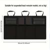 Car Seat Back Storage Hanging Bag SUV Car Waterproof Storage Storage Box Mesh Pocket Car Interior Supplies