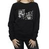 AC/DC Womens/Ladies Badges And Posters Collection Sweatshirt