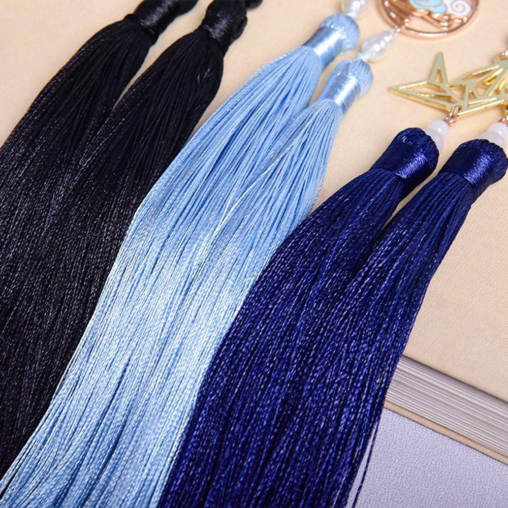 Vlasová šňůrka Čínský styl Pokrývka hlavy Hanfu Vlasové doplňky Starověká čelenka Vlasová páska ve starověkém stylu