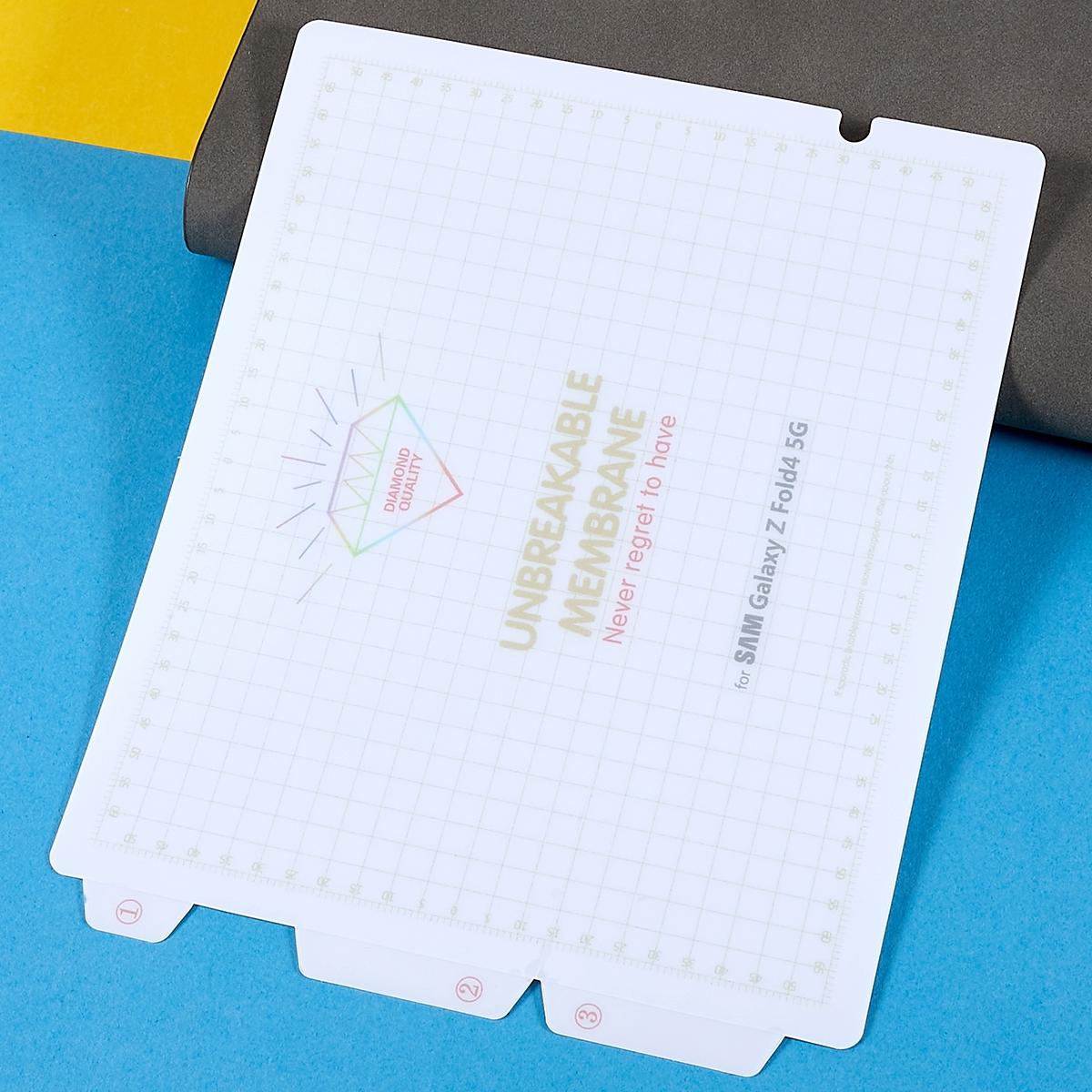 

For Samsung Galaxy Z Fold4 5G 1 Set Front and Back Soft TPU Film Anti-scratch Full Cover Protective Film