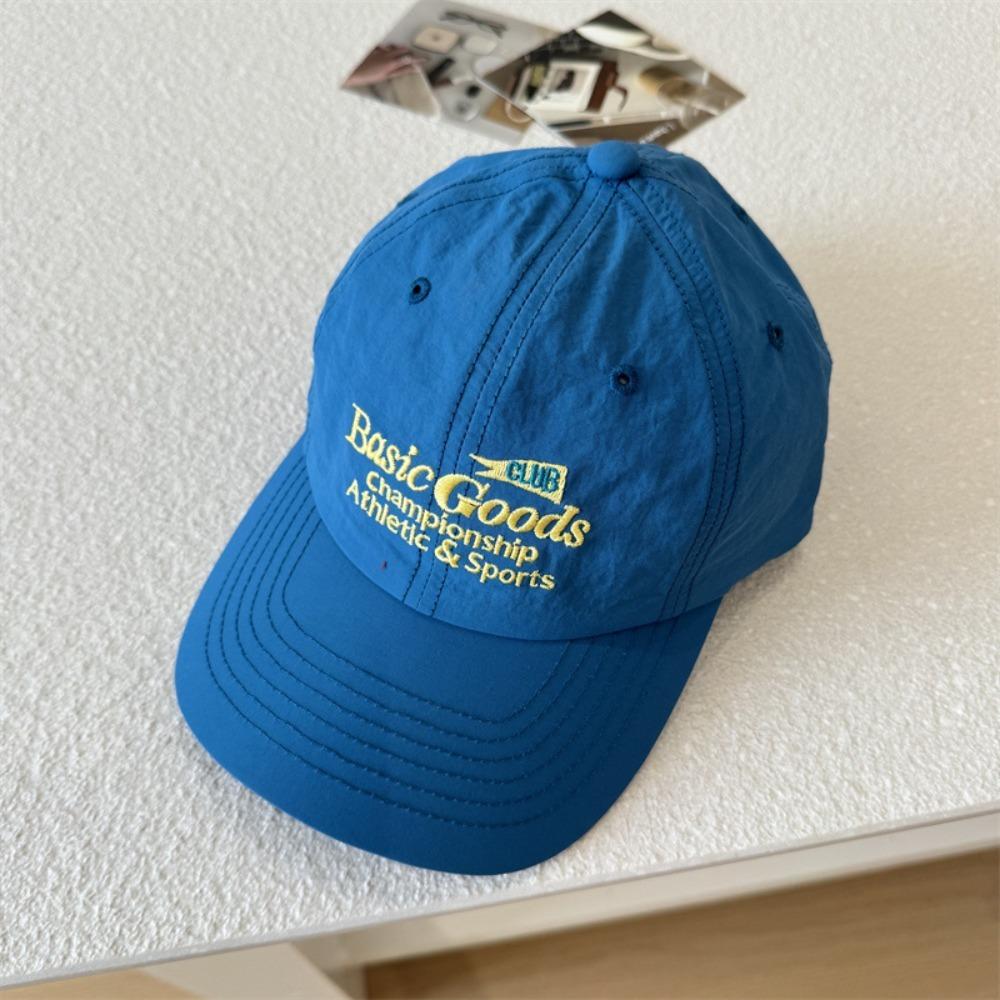Quick-Drying Cloth Sun Hat Letter Embroidery Peaked Hat New Baseball Hat  Summer