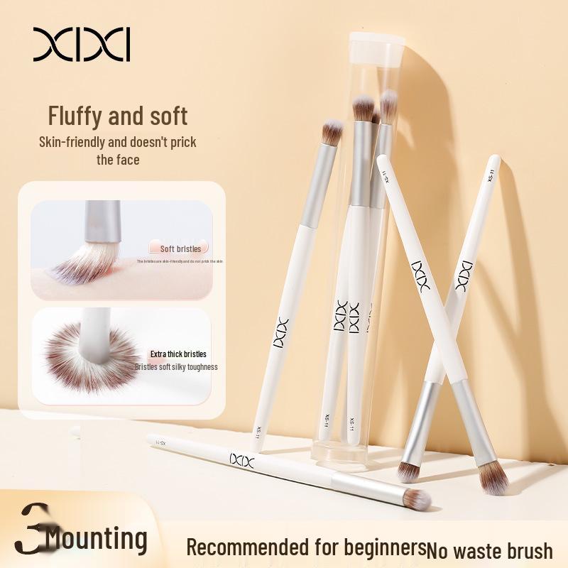 

XIXI Su Ran Soft Fiber Trio: Gentle, Precise, Beginner-Friendly Makeup Brushes