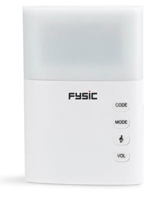 Fysic FD-110 - Wireless Doorbell with Lamp, Fysic