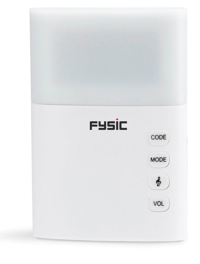 

Fysic FD-110 - Bezprzewodowy dzwonek do drzwi z lampką , Fysic білий