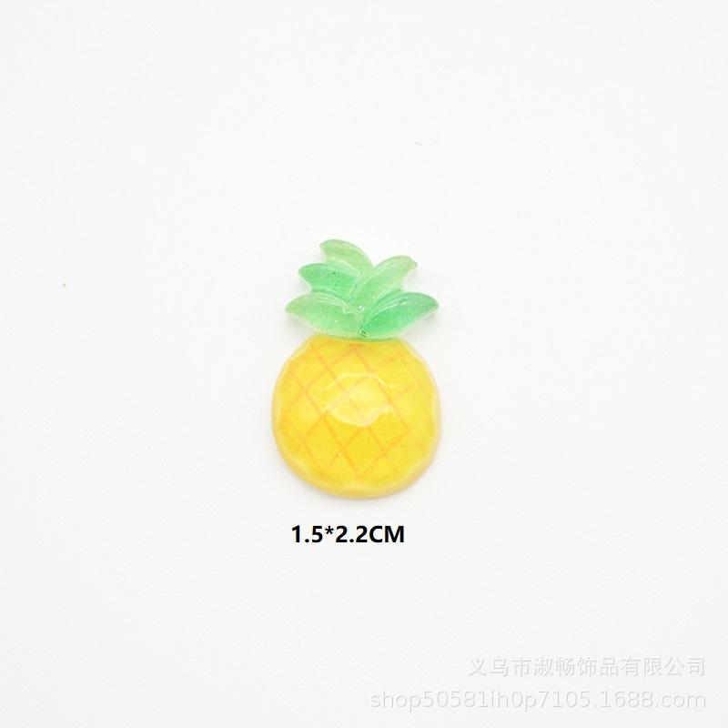 Colorful Crystal Faceted Fruit Pendant Diy Projects Cartoon Plastic Material