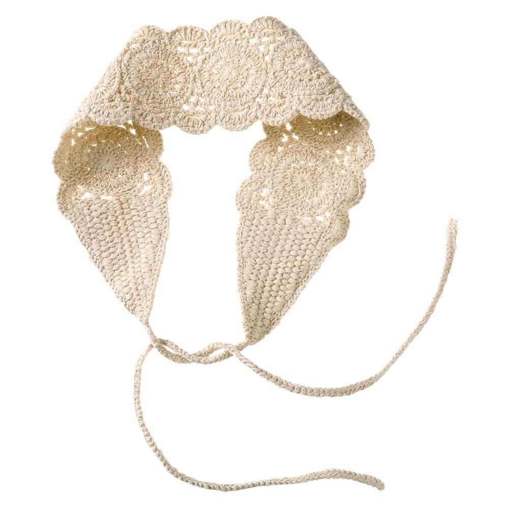 

AWAYTR Крючком Бандана Цветок Маргаритки Шарф для Волос для Женщин 2022 Повязки на Голову Ретро Тюрбан Повязка для Волос Аксессуары для Волос