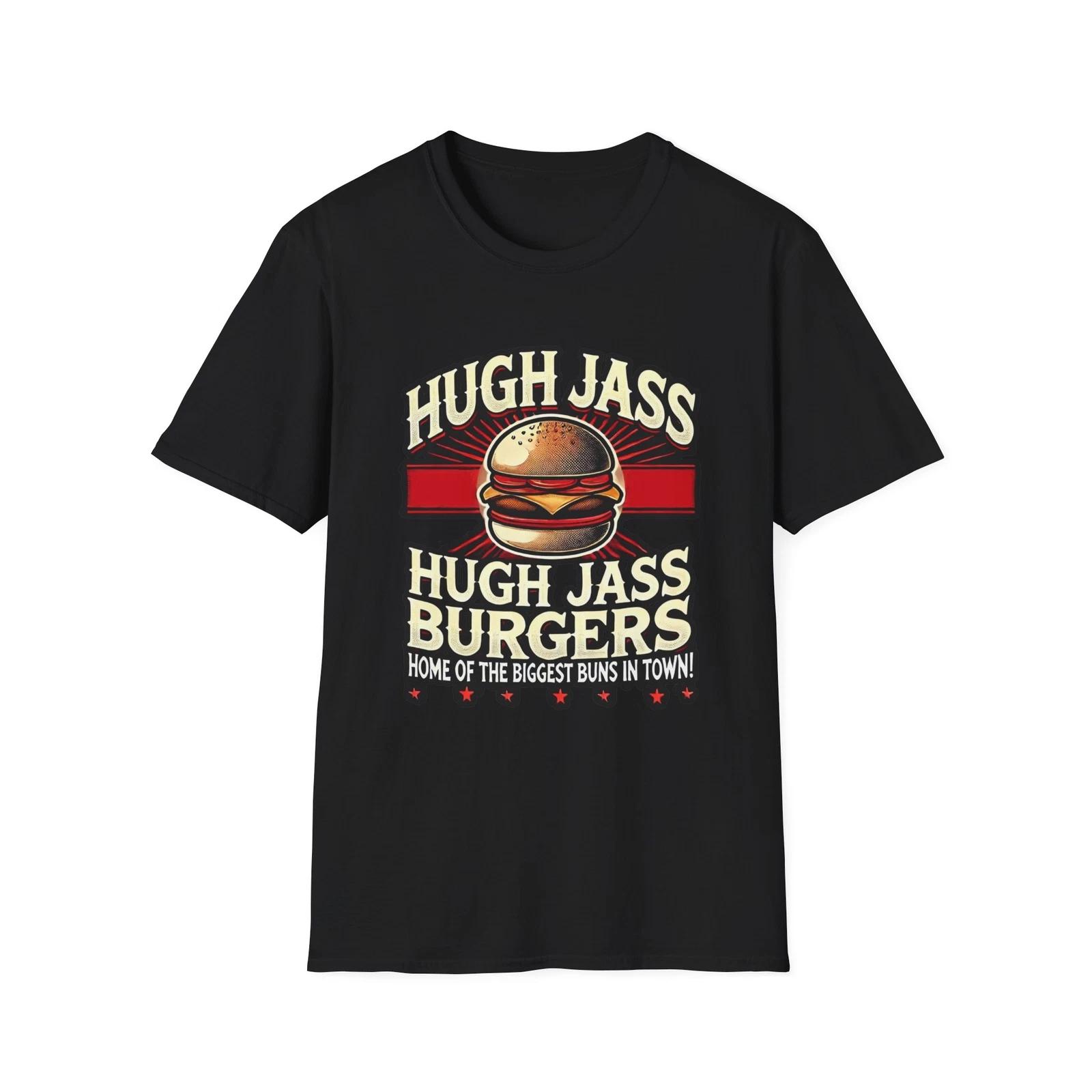 Футболка Hugh Jass Burgers – Чем больше имя, тем больше укус XXXXL