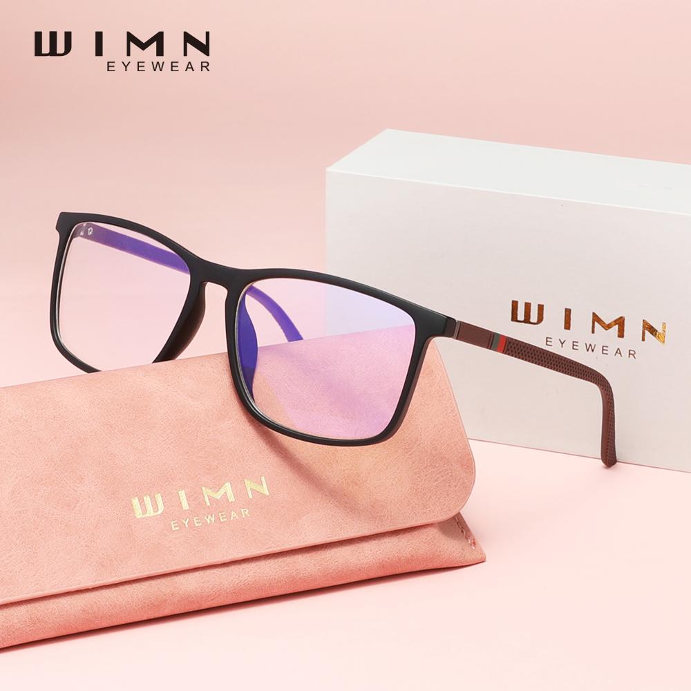 WIMN Anti-Blue Ray Glasses Men/Women Phone Computer Blue Blocking Eyewear Rectangle Reading Eyeglasses