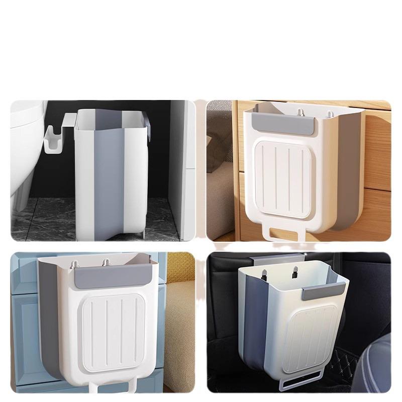 Bezděrový nástěnný kuchyňský odpadkový koš – Multifunkční, šetřící práci, design bez ohýbání