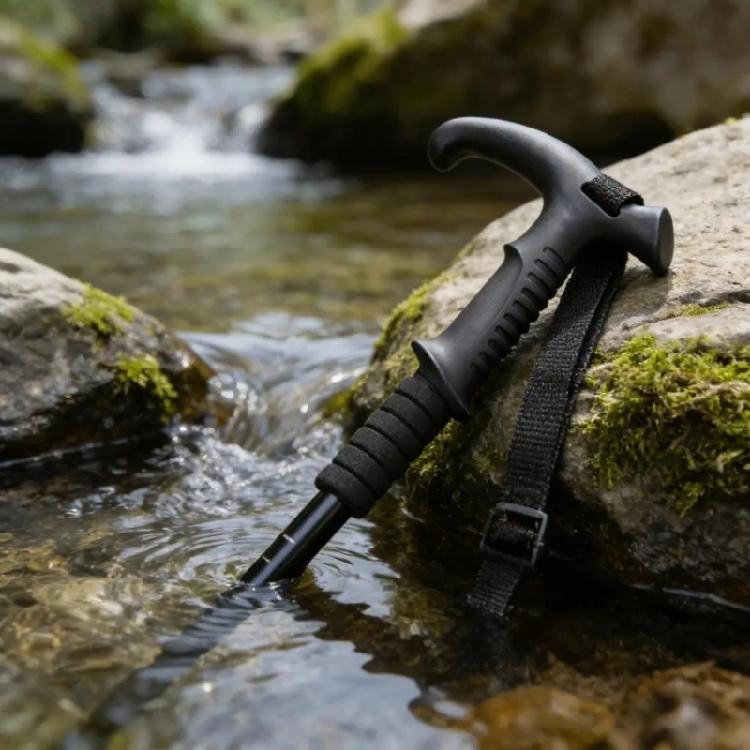 T Shape Hiking Poles Grip Shocked Absorbing Hiking Staff Handle Ergonomic Trekking Poles Handle Grip Replacement