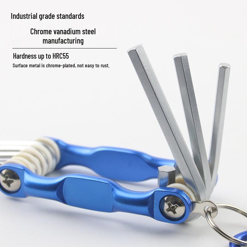 8-Piece Folding Hex and Torx Key Set