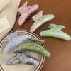Rhinestone Starfish Hair Grab Clip Korean Style Large Shark Clip Fashion Acetate Hair Claw  Party