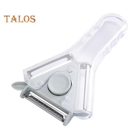 

Овощечистка 3 в 1 Y-образная картофелечистка кухонная терка скребок рубанок для дыни нож для нарезки соломкой с нескользящей ручкой инструмент для овощей картофеля моркови огурцов синий