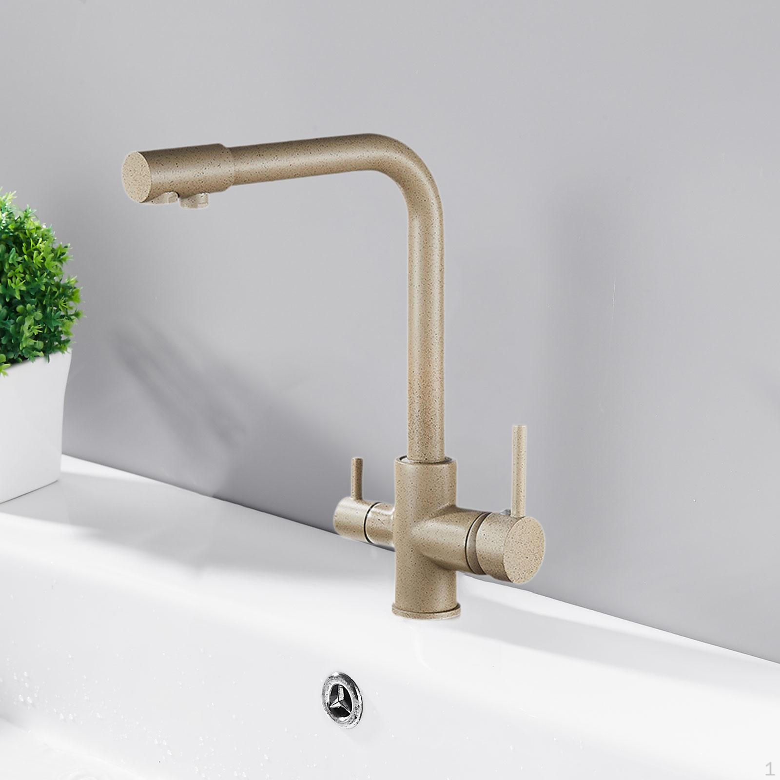 

Латунний кухонний кран для холодної води, підходить для садового готелю жовтий