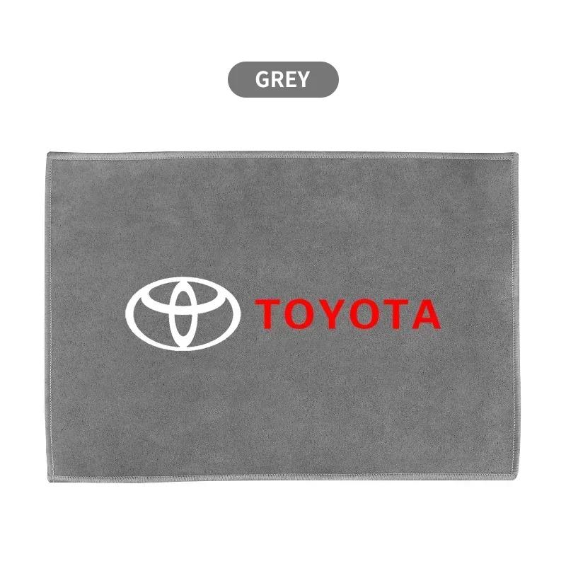 Car Wash Towel Suede Microfiber Cleaning Rag Cloth For Toyota RAV4 Camry Corolla Levin Yaris Reiz Vios Highlander CHR Avalon