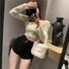 Plus Size Black Pleated Drawstring Shorts - Korean Style Sweet and Spicy Hip-Hugging ElastiFit Slimming Casual Women's Hot Pants