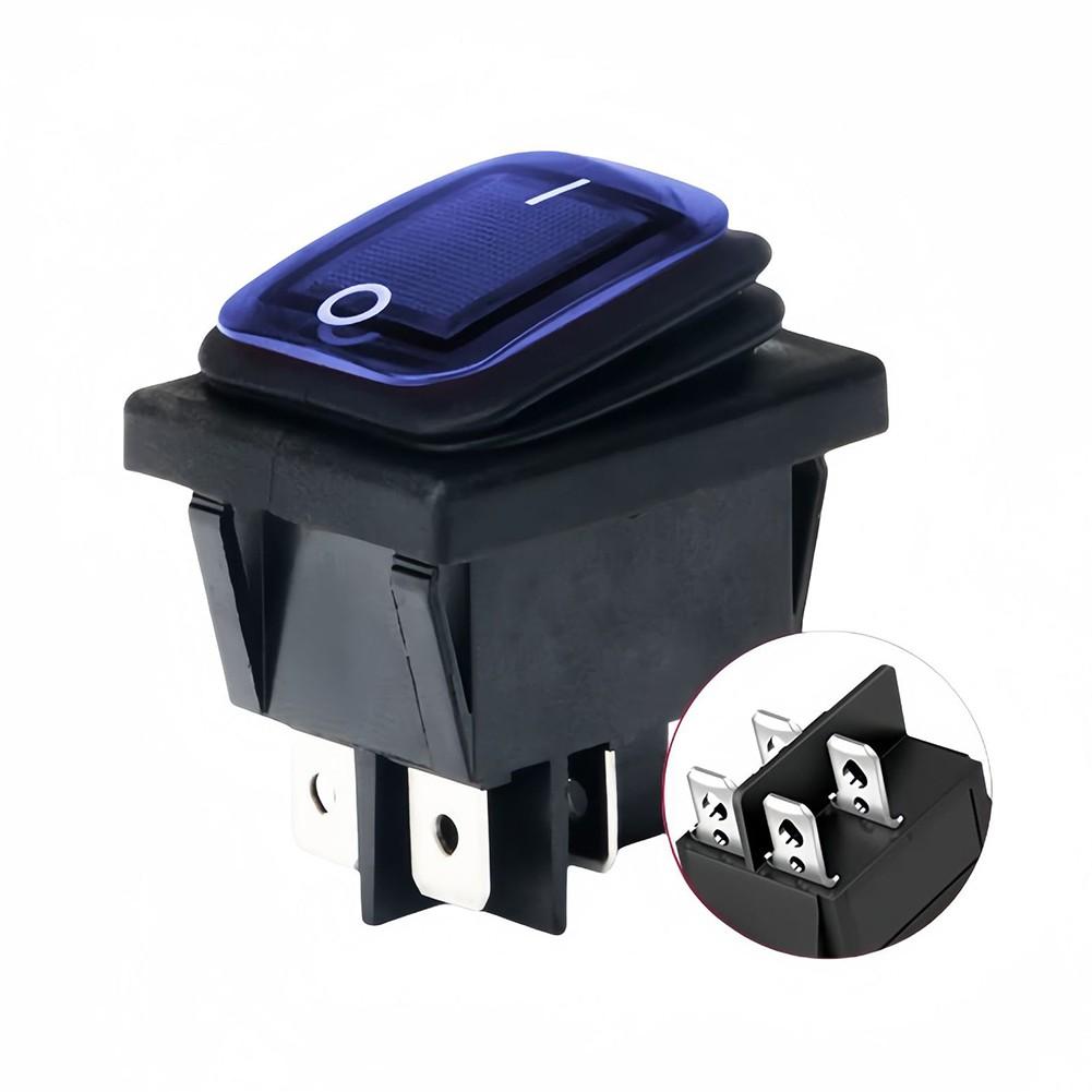 20A DPST Switch Rectangular Rocker Switch Waterproof Rocker Switch