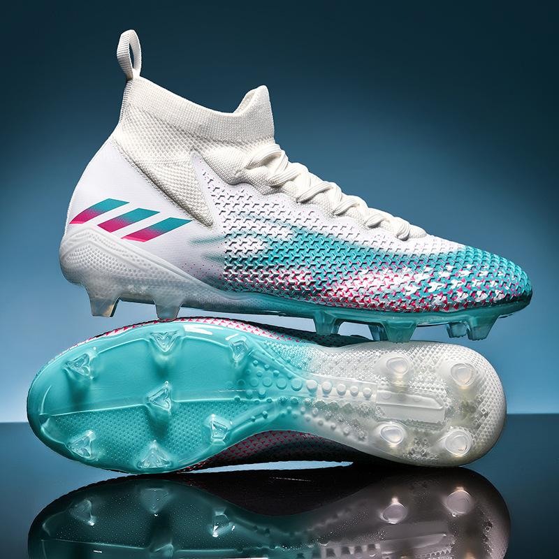 High Top Football Shoes for Men 2023 Autumn Long Nail and Broken Nail Shoes Specifically Designed for Boys' Training Children's Football Shoes