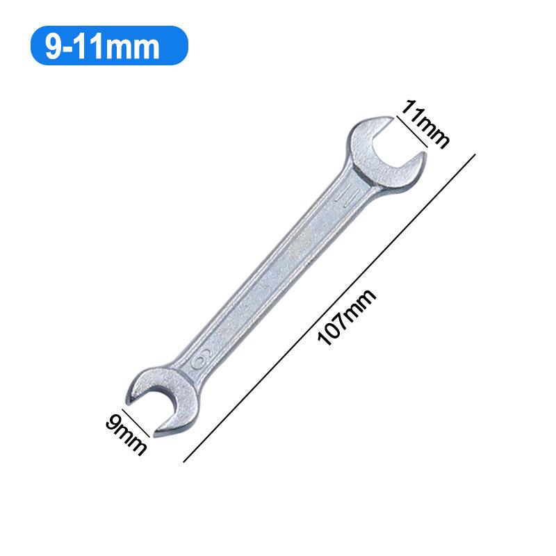 Galvanized Dual-Purpose Metric Double Open-End Wrench for Auto Repair