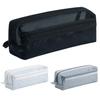 Square Mesh Pencil Case Double-layer Large Capacity Pencil Case Can Enter The Exam Room Pencil Case for Students