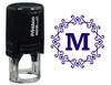 Printtoo Alphabet M Monogram Octagon Celtic Swirl Frame Self Inking Rubber Stamp Office