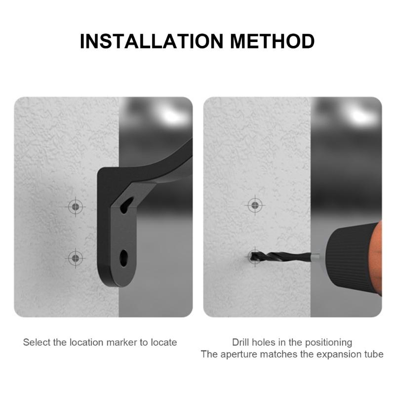 All Purpose Kitchen Cabinet Shelf Helmets Bags Rack for Bikers Secure Wall Mount Hook Hanging Luggage Hanger Accessories