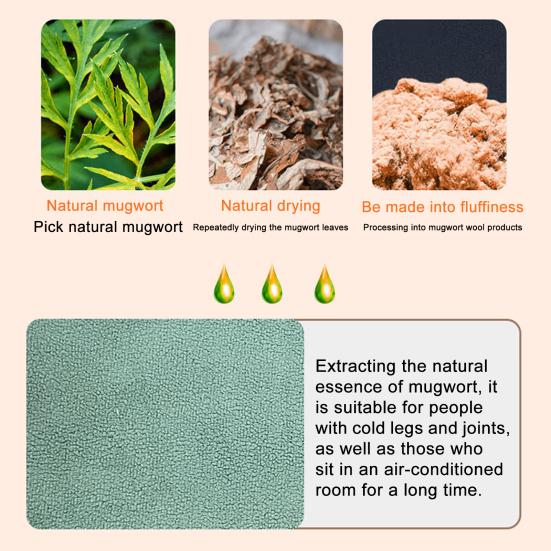 1 Pair Winter Moxa Fleece Knee Brace Men Women Outdoor Cycling Skiing Running Leg Warmer Cold Weather Windproof Thicken Thermal Knee Pad Compression