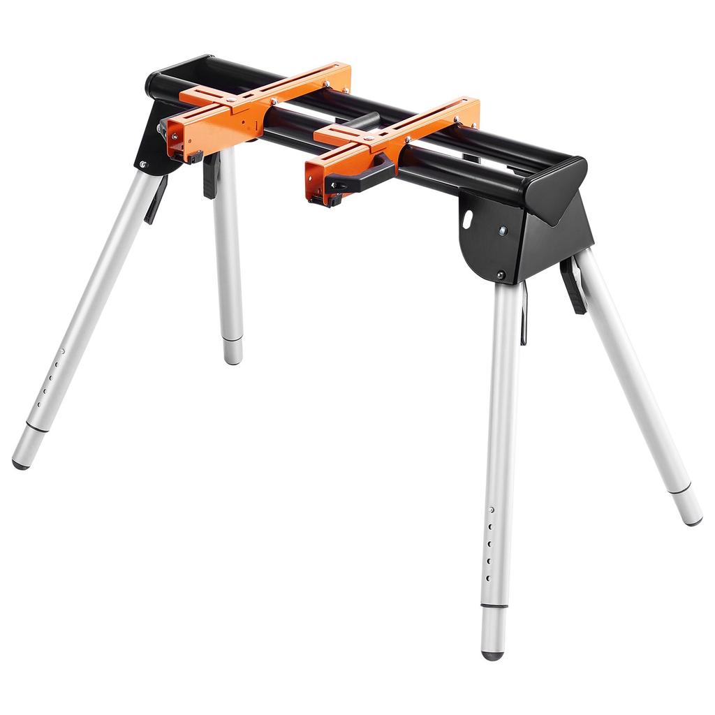 VEVOR Miter Saw Stand, 330lbs Load Capacity Steel Collapsible Stand for Miter Saw with One-piece Mounting Brackets Clamps