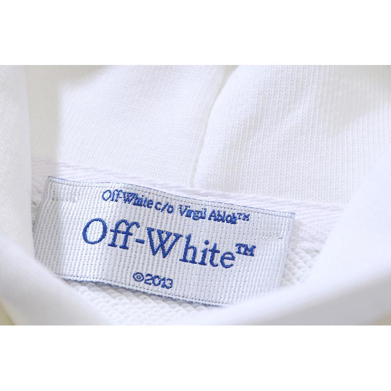 1227 Off-White 2025 Podzim/Zima Nová mikina s kapucí se vzorem OW Ant Arrow pro muže a ženy