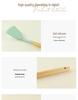12-Piece Silicone Kitchenware Set with Wooden Handles - Non-stick and Heat Resistant Spatula & Soup Ladle