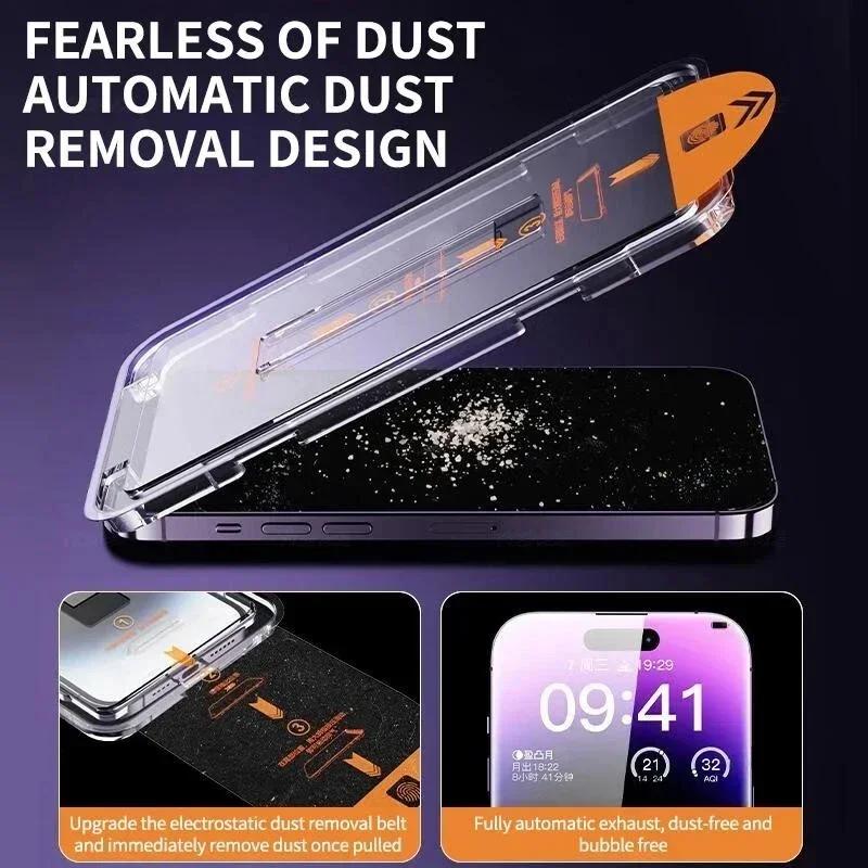3PCS Anti Spy Dust Free Installation Screen Protector for Samsung A15 5G A16 A14 A13 A12 A06 A05 A05s A25 A23 A22 A21s Glass