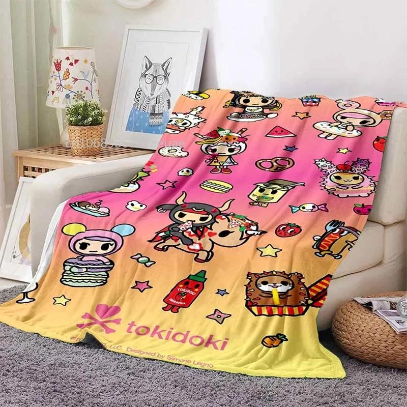 Japanese Style Tokidoki Blanket Anime Fantastic Print Flannel Blankets for Beds Sofas Warm Bed Soft Blanket