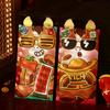 6Pcs 2026 Horse Year Cartoon New Year Red Packet Lucky Red Envelope Creative Spring Festival Birthday Wedding Lucky Money Pouch