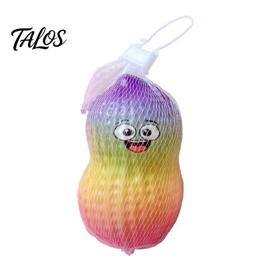 Stress Relief Toy Cartoon Peanut Toy, Slow Rising Simulation Squeeze Ball Relaxation Fidget for Kids Adults Sensory