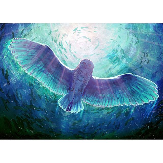 Fantasy Animals Water Fire Elemental Fusion Prints Poster Canvas Painting Modern Wall Art Picture Living Room Bedroom Home Decor