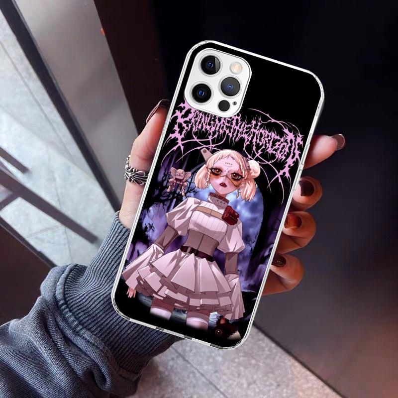 

BMTH B-Brings Me The HorizonS Phone Case For iPhone 17 Air 11 13 Mini 14 15 Plus 16 12 Pro Max 16E SE 7 8 Pattern Soft TPU Back iPhone 17 Pro Max
