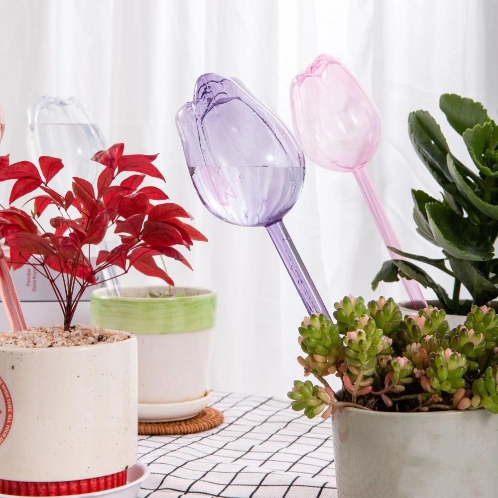 Transparent Tulip Plant Watering Globes Plastic Automatic Drip Irrigation Tool  Potted Plants
