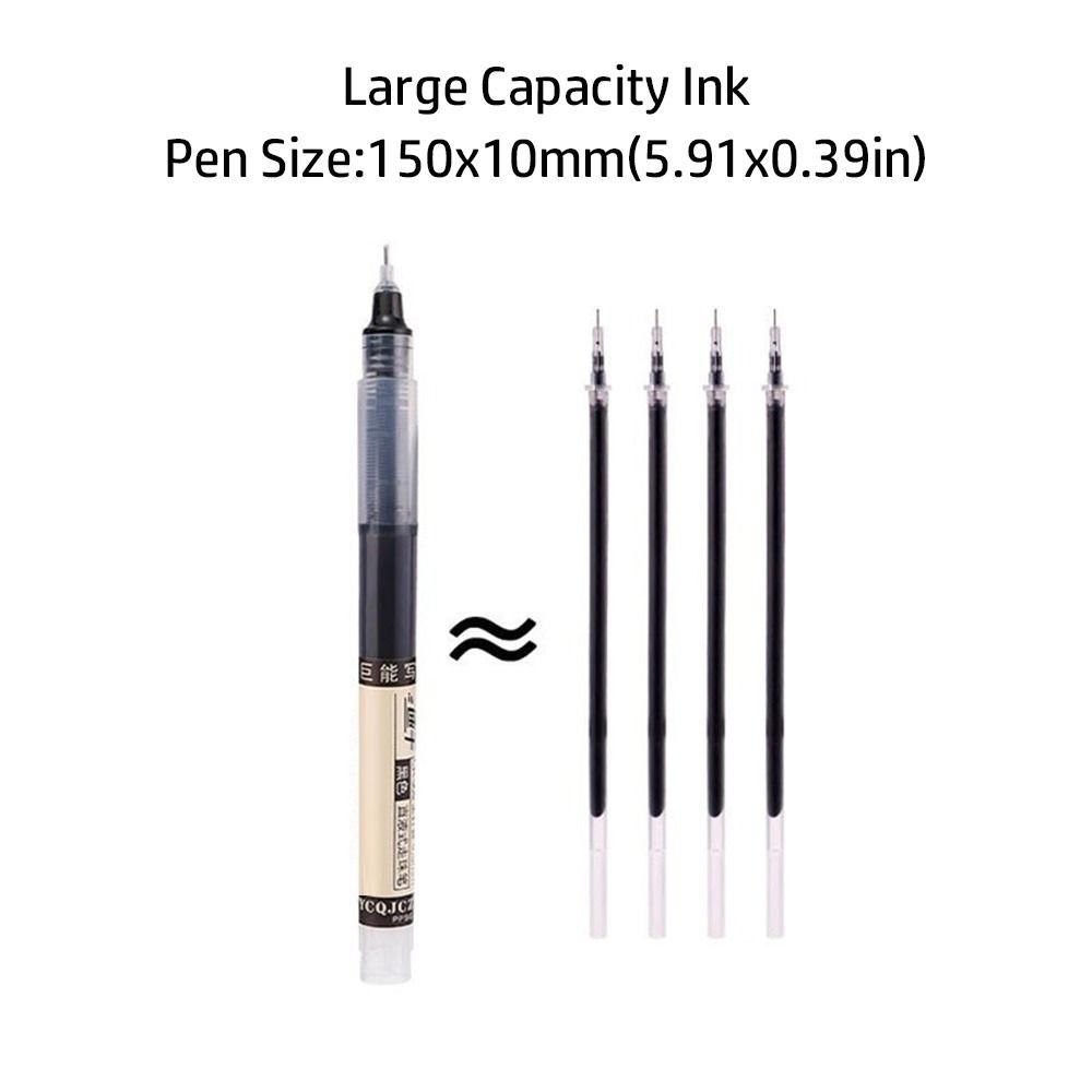 Press Type Neutral Pen 12Colors Ink Ballpoint Pen Simple Writing Tool  School Office