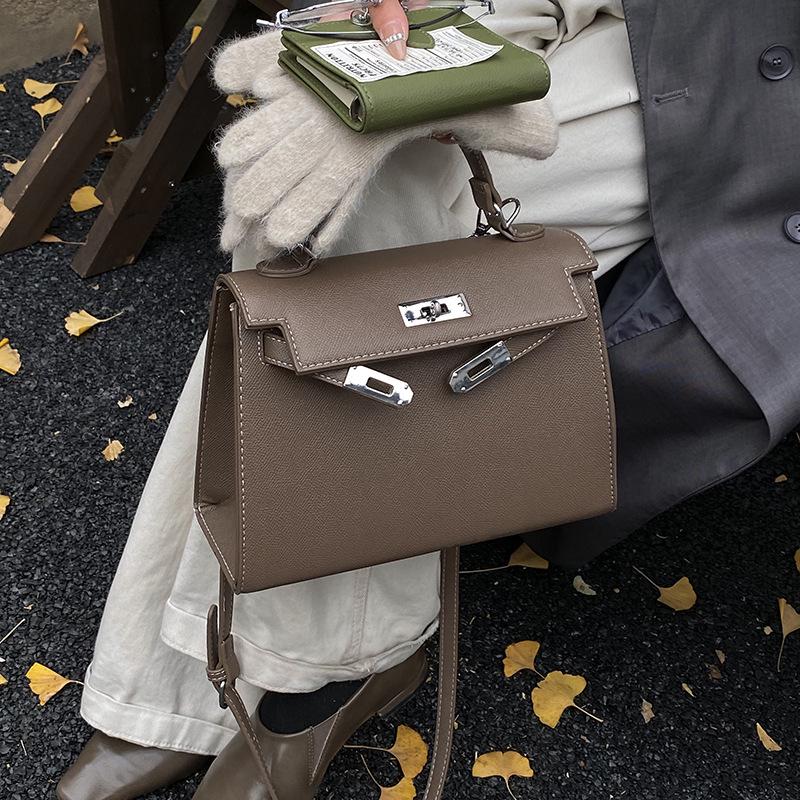 Frühling/Sommer 2025 Damen Luxushandtasche – Kelly-Stil Ein-Schulter Crossbody Kleine Tasche