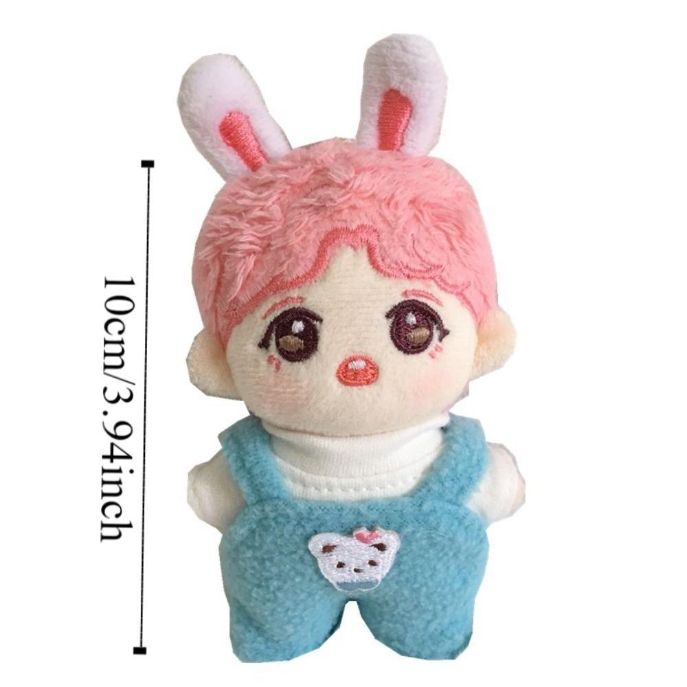 Rompers Stuffed Doll Plush Suit Overall Plush Toys Clothes Cotton Doll Clothes  10cm Cotton Doll