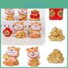 Durable And Cute 2022 Cny Chinese New Year Tiger Figurines For Home Decorations