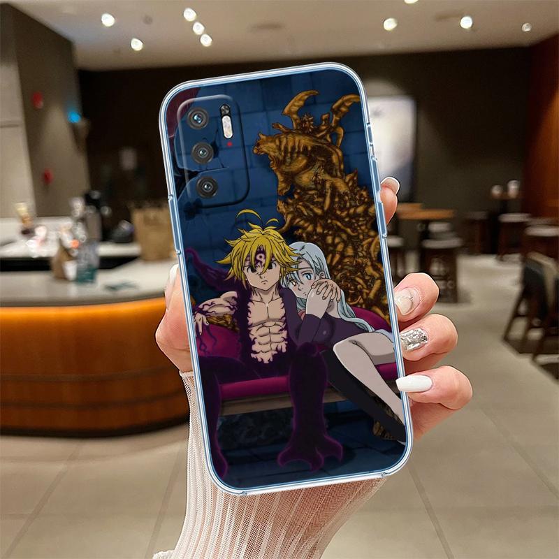 RE52 S-Seven D-Deadly Sin Transparent Phone Case for Samsung Galaxy A04 A04S A14 A23 A34 A54 M23 M33 M52 M53